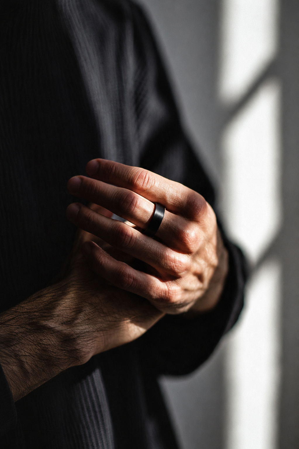BLACK SMART RING